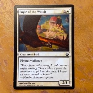 eagle of the watch 9/165 magic the gathering card